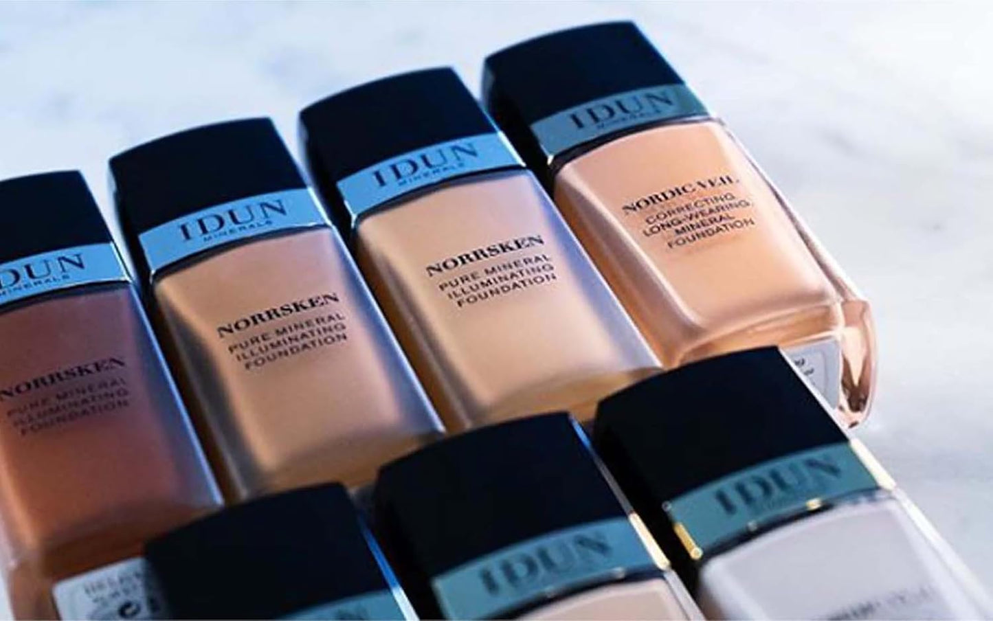 Liquid Norrsken Foundation - Silky Smooth Coverage - Luminous, Dewy Finish for Dry and Dull Skin - Water Resistant and Vegan Makeup - 201 Jorunn - Neutral Extra Light - 1.01 oz