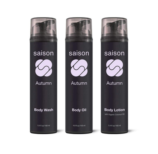 SaisonÂ® Autumn Body Collection Gift Set | Organic, Natural, Vegan & Cruelty Free Beauty