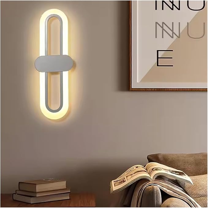 Modern Minimalist Living Room Background Wall Led Three-Color Light-Changing Wall Lamp Simple Aisle Balcony Lamp