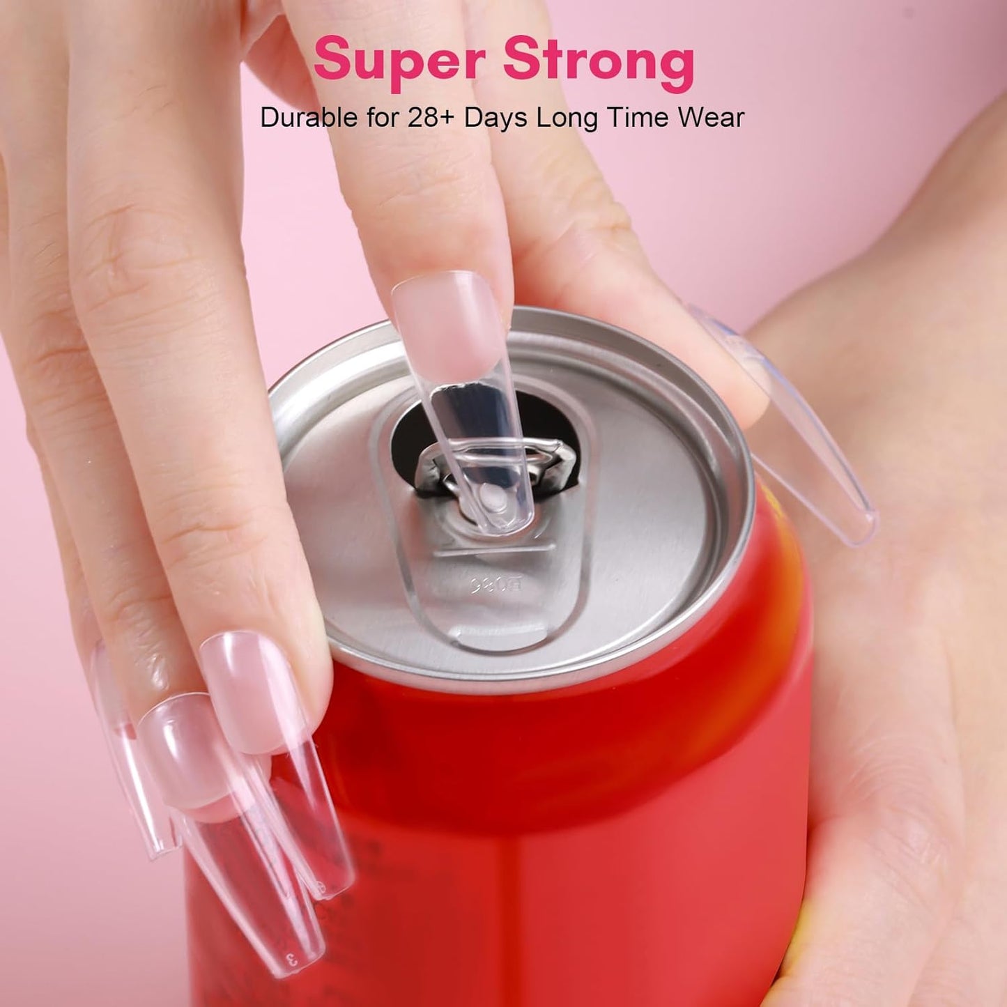 Makartt Super Strong Nail Glue for Acrylic Nails: 7ML 3 Pcs Brush on Nail Glue for Nail Tips Press On Nails Ultra Quick,Long Lasting,Easy to Use False Nail Glue for Glue on Nails Fake Nails DIY Nails