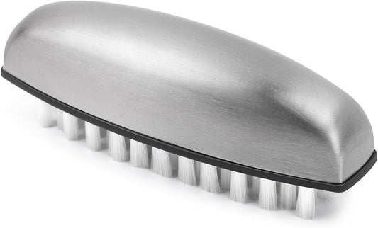 Vegetable and Fruit Cleaning Brush, 304 Stainless Steel Cleaning Brush, Microfiber Scrubbing Pad, Multipurpose Kitchen Tool