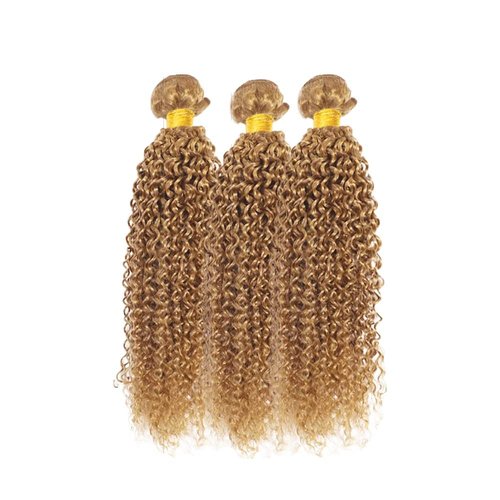 Giginger Brazilian Human Hair Bundles 20 22 24 Inch Honey Brown 27 Color Jerry Curly Wave Bundles Human Hair Unprocessed Virgin Quick Weave Hair for Black Women