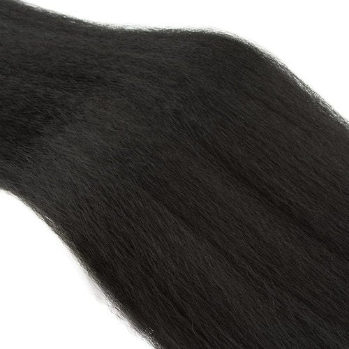 Natural Black Kinky Straight Bundles Human Hair Yaki Bundle 20 22 24 inch Brazilian Remy Yaki Straight Human Hair Bundle