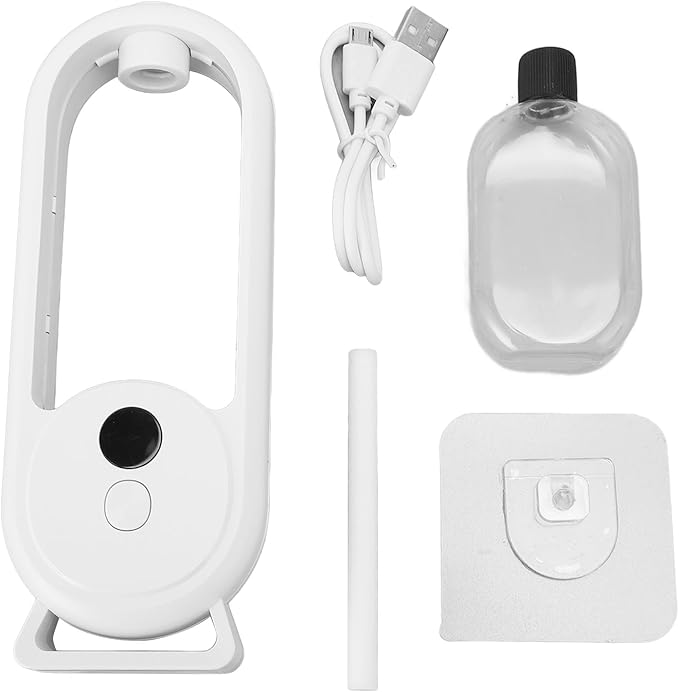 Air Freshener Automatic Spray Bathroom, Wall Mounted Essential Oil Diffuser Automatic Fragrance Dispenser Aromatherapy Diffuser with LED Display, for Bedroom Bathroom Office Hotel