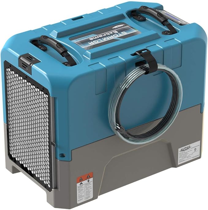 ALORAIR Commercial Dehumidifier with Pump, Up to 180 PPD (Saturation), 85 PPD at AHAM, 5 Years Limited Warranty, LGR Industrial Dehumidifier for Flood Repair, Crawlspace and Basement Drying