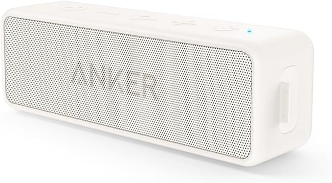 Soundcore Anker 2 Portable Bluetooth Speaker with Stereo Sound, Bluetooth 5, Bassup, IPX7 Waterproof, 24-Hour Playtime, Wireless, Speaker for Home, Outdoors, Travel