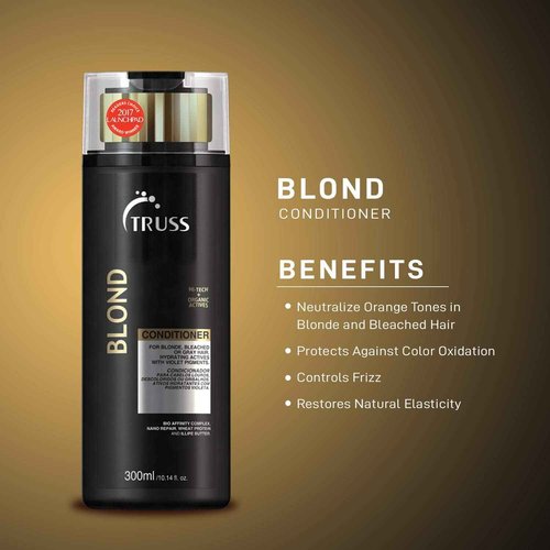 TRUSS Blond Shampoo and Conditioner Set with Violet Pigments