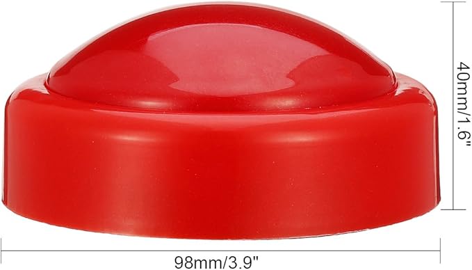 uxcell Tap Lights Battery Powered Touch Sensor LED Lamp Push Night Light Stick-on 3.9 Inch Red Colored 2pcs for Closet Cabinet Bedroom Storage Shed Hallway Stair Camping