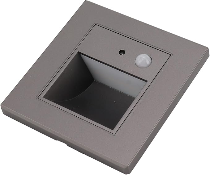 Keenso LED Motion Sensor Step Lights for Staircase with Dusk to Dawn Sensor, Easy to Install for Indoor Bedroom and Living Room Made of MysticalFantasy Material