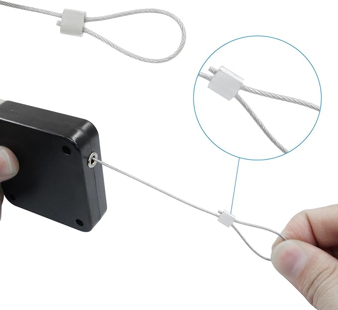 2Pcs Automatic Sliding Door Closer Punch Free Door Closer Automatic Door Closer Steel Drawstring for Bedroom/Bathroom/Office (500g Tension, Black)