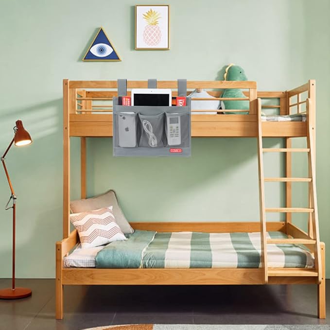 Bedside Storage Organizer, Table cabinet Storage Organizer Bedside Organizer Caddy for Remotes Phone Glasses