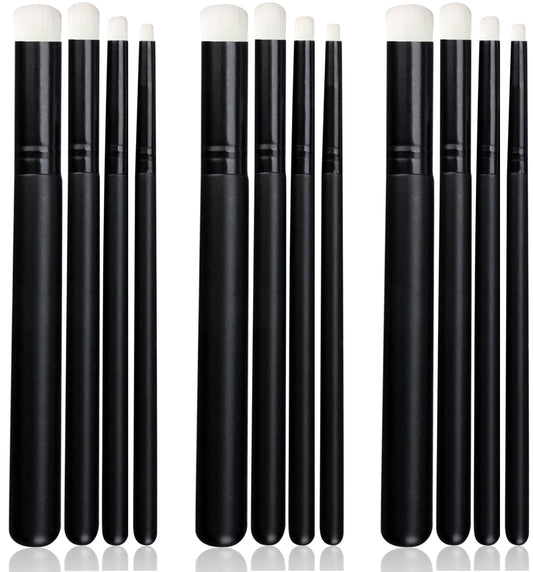 UNIMEIX Mini Blending Brushes for Card Making, Dry Miniature Painting Set Background Blender Paint Brushes Small Detailed Paint Watercolor Brushes (12 Pack)