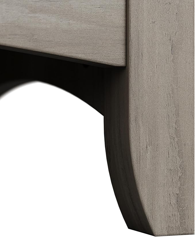 Bush Furniture Salinas Accent Storage Cabinet with Doors in Driftwood Gray