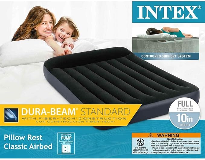 Intex Dura-Beam Standard Pillow Rest Classic Airbed Series