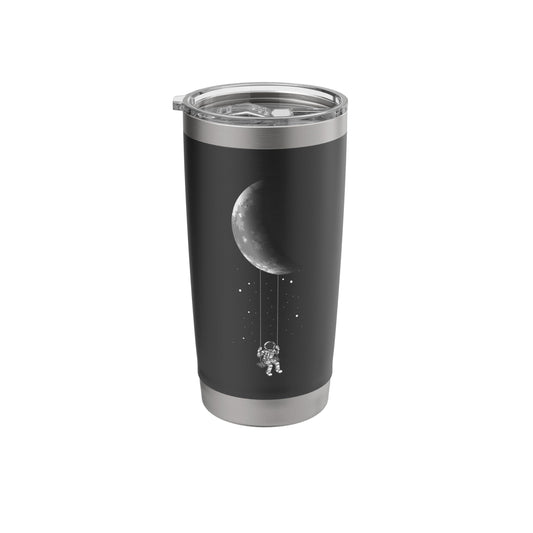 Moon Swing - Stars Galaxy Astronaut Universe Space Stainless Steel Insulated Tumbler