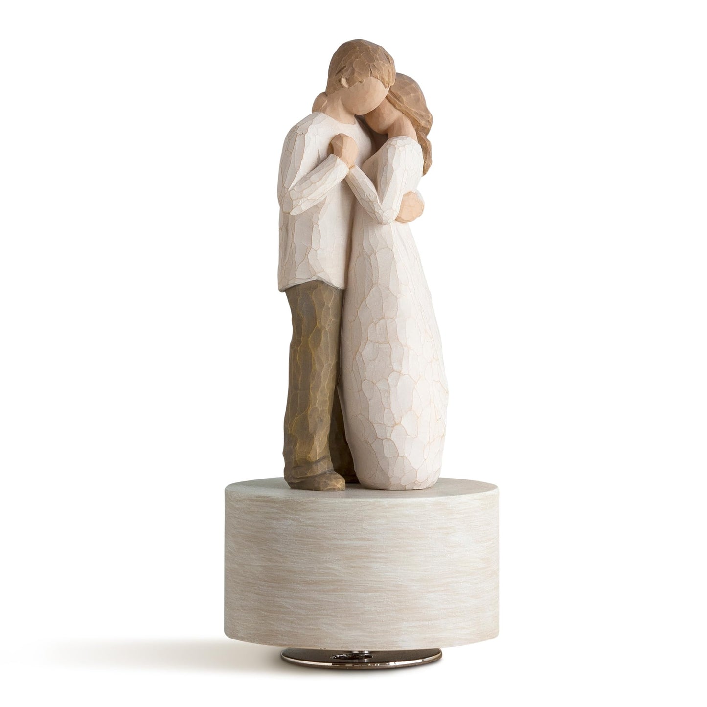 Willow Tree Promise Musical, Plays Pachelbel's Canon in D Major, Hold Dear The Promise of Love, Gift for Bridal Shower, Wedding, Anniversary, Valentine's Day, Sculpted Hand-Painted Musical Figure