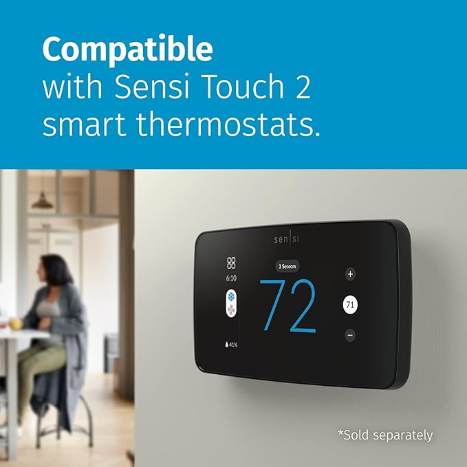 Sensi Room Sensor-Compatible with Sensi Touch 2 Smart Thermostat