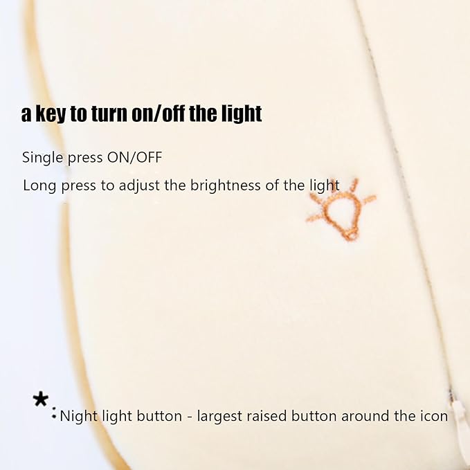 Cute Toast, Digital Alarm Clock Lamp, Bedside Desk Accessory, Rechargeable Plush Nightlight with Adjustable Timer Dimmable Glow, Home Decor Gadget, Bedroom Living Room Office Study Table