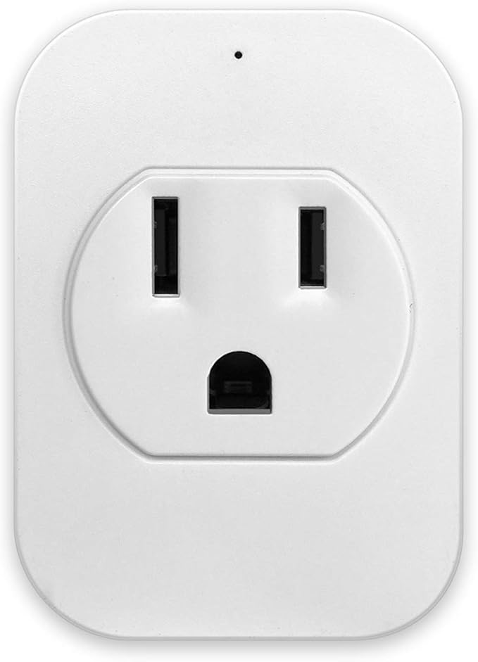 Aluratek eco4life Smarthome WiFi Outlet Plug, White