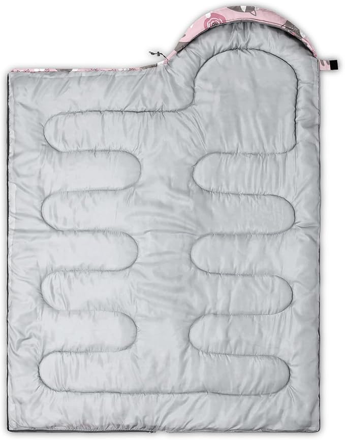 AILONEN Boys Sports Camping Sleeping Bags,Lightweight & Waterproof,3 Season Warm & Cool Weather,Black Player Basketball Sleeping Bags for Kids Adults,Travelling,Outdoors