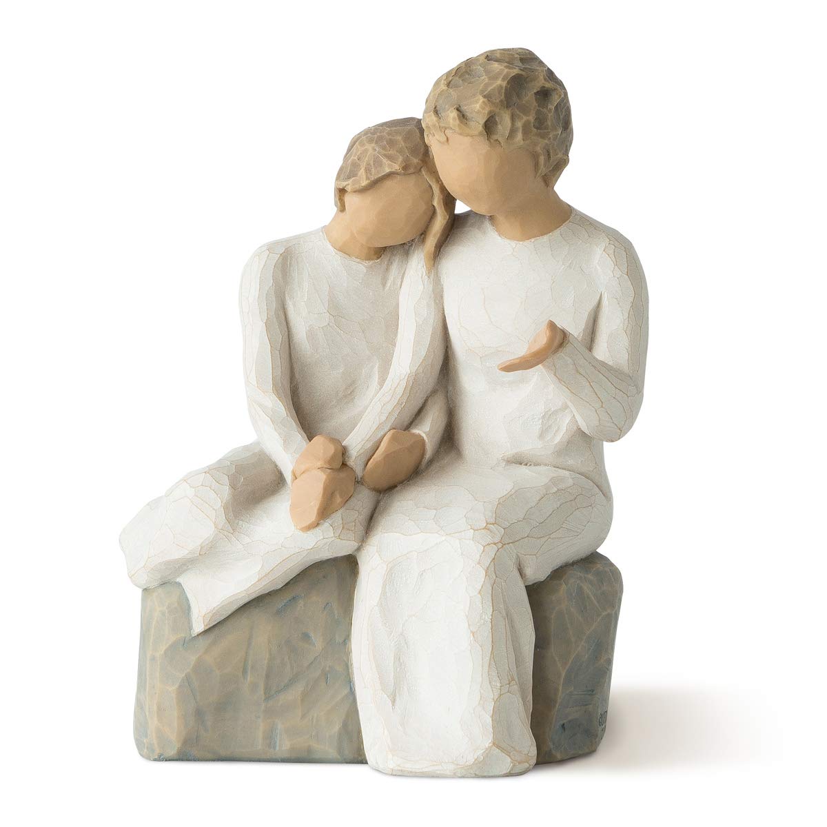 Willow Tree with My Grandmother, The Best Gift is time Spent with You, A Gift to Express Love, Closeness, and Family Relationships Between Grandparents and Grandchildren, Sculpted Hand-Painted Figure