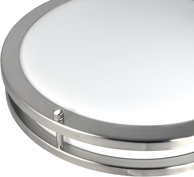LUXRITE 14 Inch LED Flush Mount Ceiling Light, CCT Color Temperature Selectable 2700K | 3000K | 3500K | 4000K | 5000K, Dimmable Ceiling Light Fixture, 18W, 1440 Lumens, Energy Star, ETL Listed