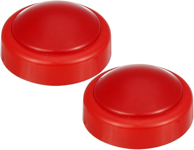 uxcell Tap Lights Battery Powered Touch Sensor LED Lamp Push Night Light Stick-on 3.9 Inch Red Colored 2pcs for Closet Cabinet Bedroom Storage Shed Hallway Stair Camping