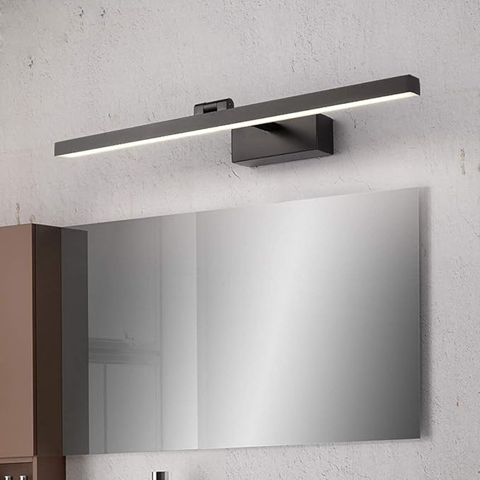 Waterproof LED Bathroom Mirror Light - 16W/70cm Adjustable Vanity Mirror Lamp with Warm Light (3000K) for Makeup and Grooming(Cold Light(6000k),16W/70cm)