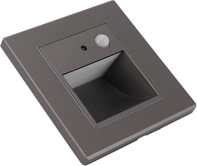 Keenso LED Motion Sensor Step Lights for Staircase with Dusk to Dawn Sensor, Easy to Install for Indoor Bedroom and Living Room Made of MysticalFantasy Material