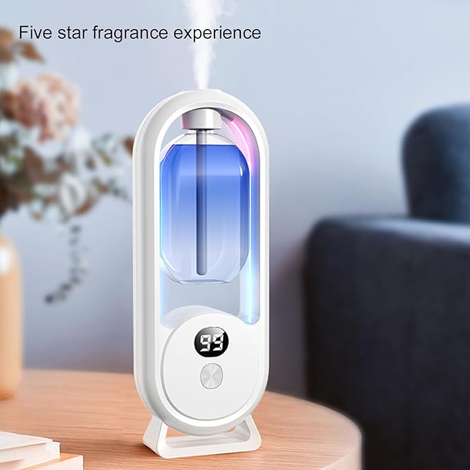 Automatic Aromatherapy Diffuser, Automatic Diffuser Sprayer Toilet Freshener Intelligent Aromatherapy Diffuser Mini Air Freshener Humidifier