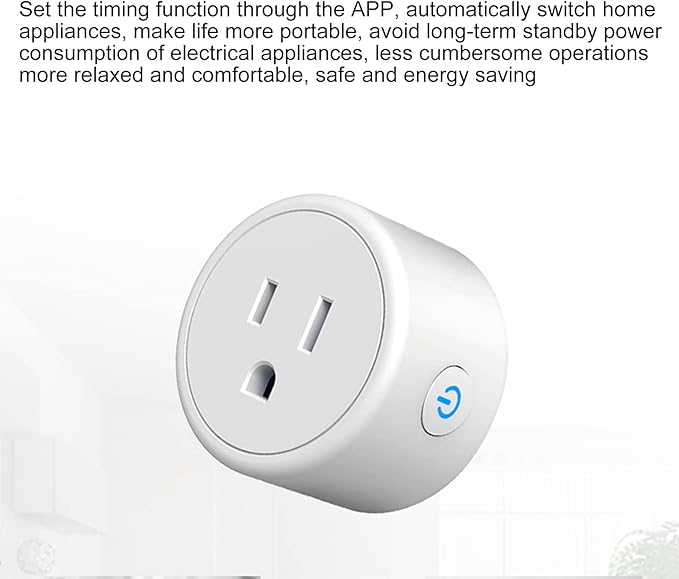 Mini Plug, Mini Smart Plug, Smart Plug Mini Smart Outlet APP Control Timing Remote Control Smart Socket US Plug 100?240V for, Mini Plug