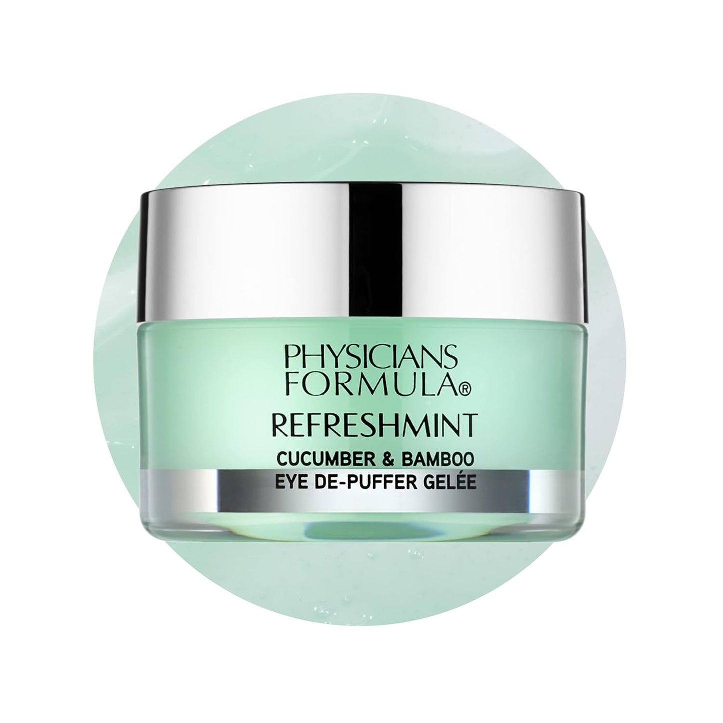 Physicians Formula RefreshMint Cucumber & Bamboo Eye De-Puffer GelÃ©e, Reduce Puffiness, Lines and Dark Circles