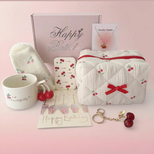Best Friend Birthday Gifts.Birthday Gifts for Women,Girlfriend.Birthday Gifts for Bestie,teengirl,daughter,Cherry series gifts