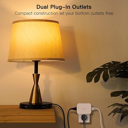 TREATLIFE Dimmable Smart Plug 2 Pack, 2.4GHz Smart Plug Works with Alexa, Google Home and SmartThings, for Dimmable LED, CFL, Incandescent and Halogen Lamps, Sunrise and Sunset Simulation, Sleep Aid