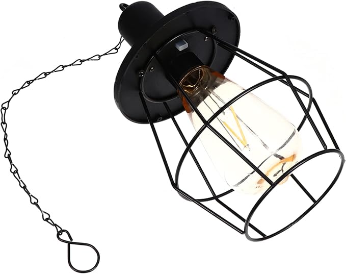 Retro Solar Hanging Lamp Wrought Iron Garden Light for Outdoor Decor Landscape Illumination for Patios and Courtyards Creative Design High Brightness