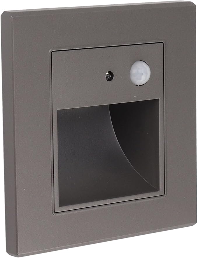 Keenso LED Motion Sensor Step Lights for Staircase with Dusk to Dawn Sensor, Easy to Install for Indoor Bedroom and Living Room Made of MysticalFantasy Material