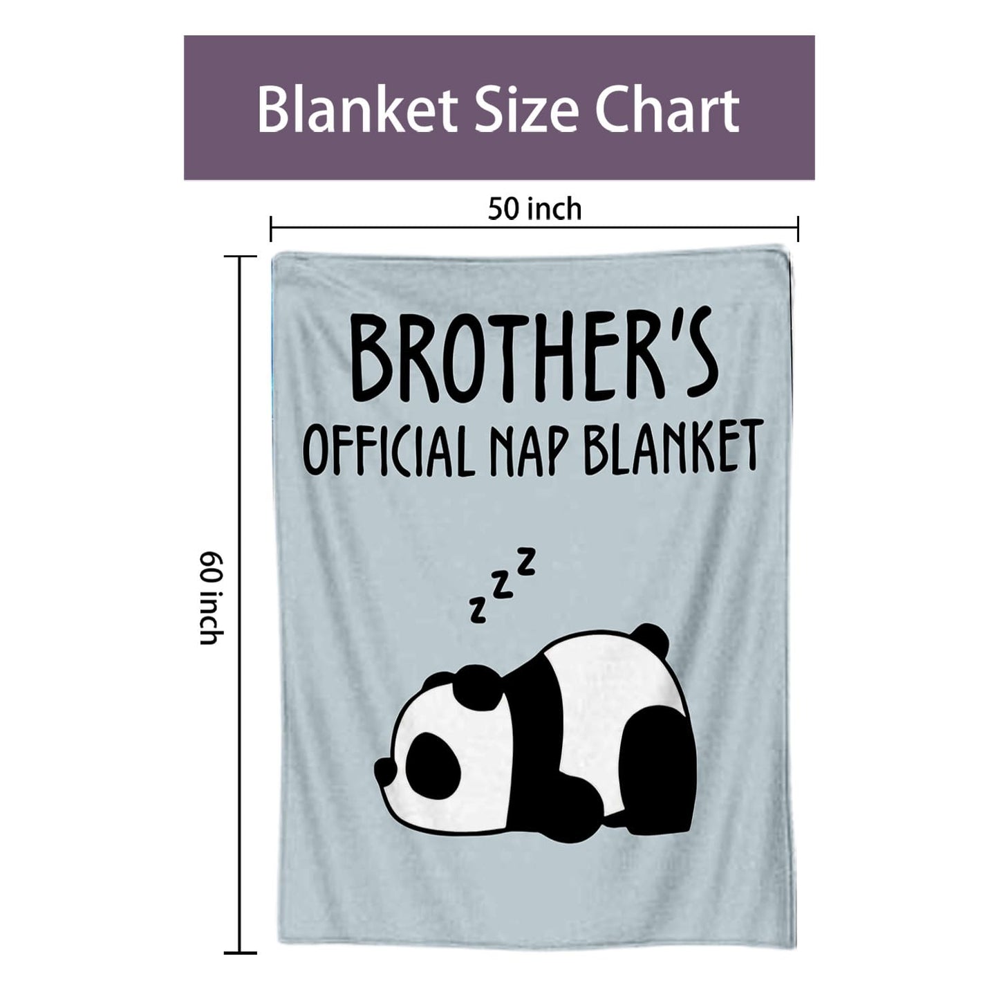 Gifts for Brother Blankets, Funny Birthday Graduation Presents, Brother Gifts, Graduation Blanket, Funny Bro Gifts Blanket, Soft Flannel Throw Blanket 50x60 Inches