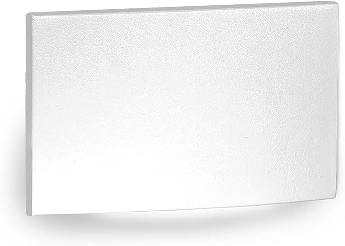 WAC Landscape Lighting, LEDme 120V LED Horizontal Scoop Indoor and Outdoor Step and Wall Light 3000K Built-in LED in White
