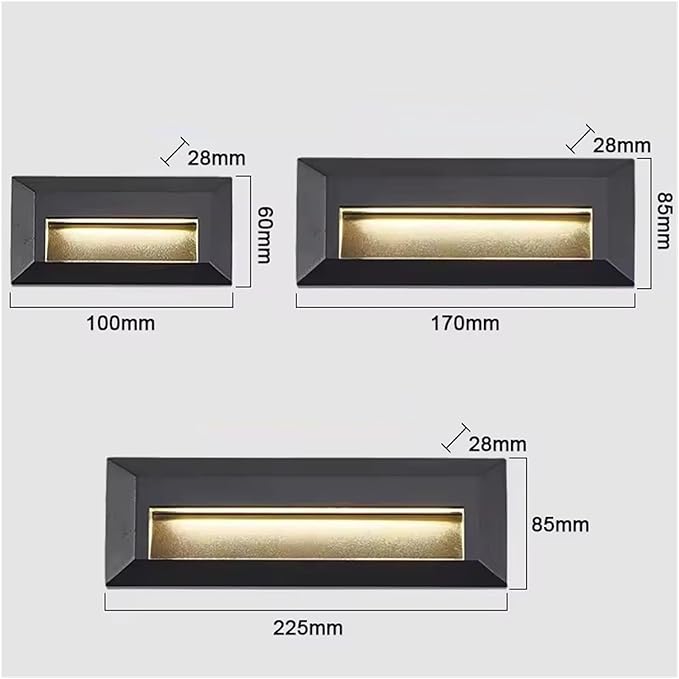 LED Stair Light Mounted Wall Lamp Indoor and Outdoor Garden Corridor Lights,Simple