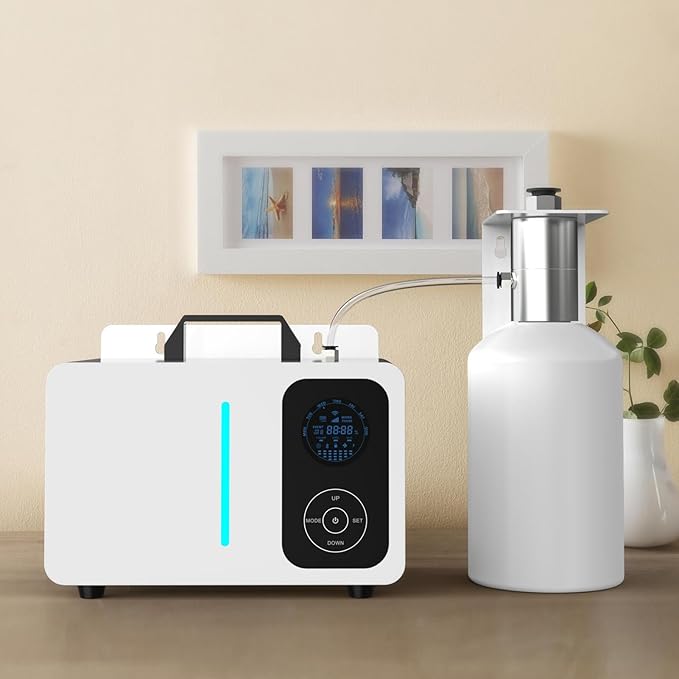 Asixxsix Smart Scent Air Machine, 2000ml Smart Aromatherapy Machine Scent Diffuser with Smart App Control, 10000m ³ Large Area Aromatherapy Diffuser for Home, Hotel, Spa, Office (US