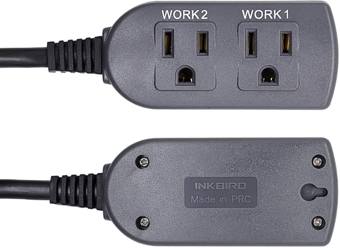 Inkbird Humidity Controller IHC200 Humidistat Mushroom Greenhouse Pre Wired Outlet Dual Stage Humidifier Dehumidifier.