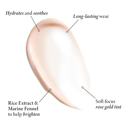 LAURA GELLER NEW YORK Baked Balance-n-Brighten Powder Foundation - Porcelain + Spackle Super-Size Skin Perfecting Makeup Primer - Ethereal Rose Glow + Retractable Airbrush Kabuki Brush