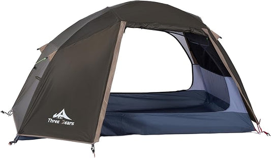 ThreeBears 2-Person Camping Tent, Waterproof & Windproof Lightweight Backpacking Tent for Hiking, Camping, Mountaineering & Travel - Durable & Easy Setup