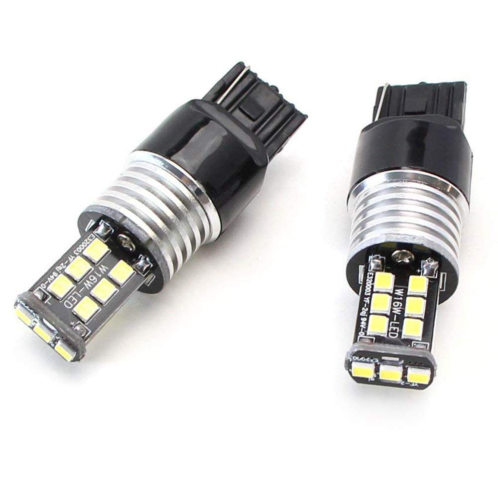 iJDMTOY Xenon White Daytime Running Lights for 2012-2015 Volkswagen Passat, Fit Halogen Headlamps Only