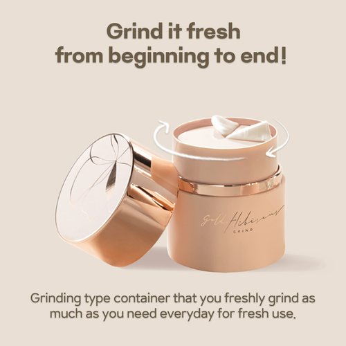 MEIDEME Gold Hibiscus Nourishing Grind Cream – In-Depth Hydration with Plant-Derived Collagen Face Cream, Skin Moisturizing Cream, Farm-to-Me Korean Skin Care, Vegan Cruelty-Free (1.58 Oz)