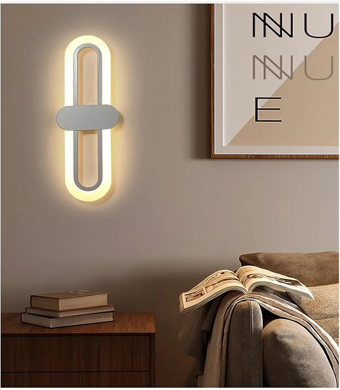 Modern Minimalist Living Room Background Wall Led Three-Color Light-Changing Wall Lamp Simple Aisle Balcony Lamp