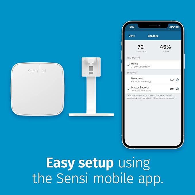 Sensi Room Sensor-Compatible with Sensi Touch 2 Smart Thermostat