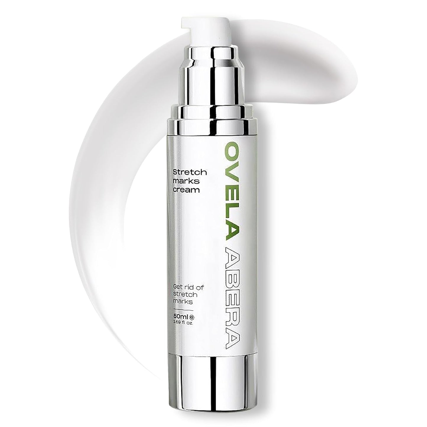 Abera Ovela Maternity Stretch Mark Cream for Pregnancy and Weight Fluctuations, Stretch Mark Treatment Pregnancy Must Haves, Deep Stretch Mark Removal, All Skin Types, 1.69 fl oz