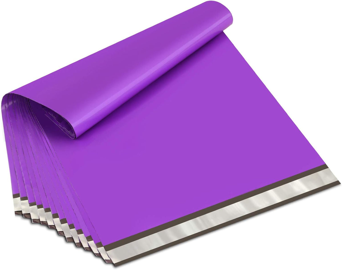 UCGOU Poly Mailers 19x24 Inch Purple 50 Pack Extra Large Shipping Bags Strong Thick Mailing Envelopes Self Seal Adhesive Waterproof and Tear Proof Boutique Postal for Clothing Quilt and More