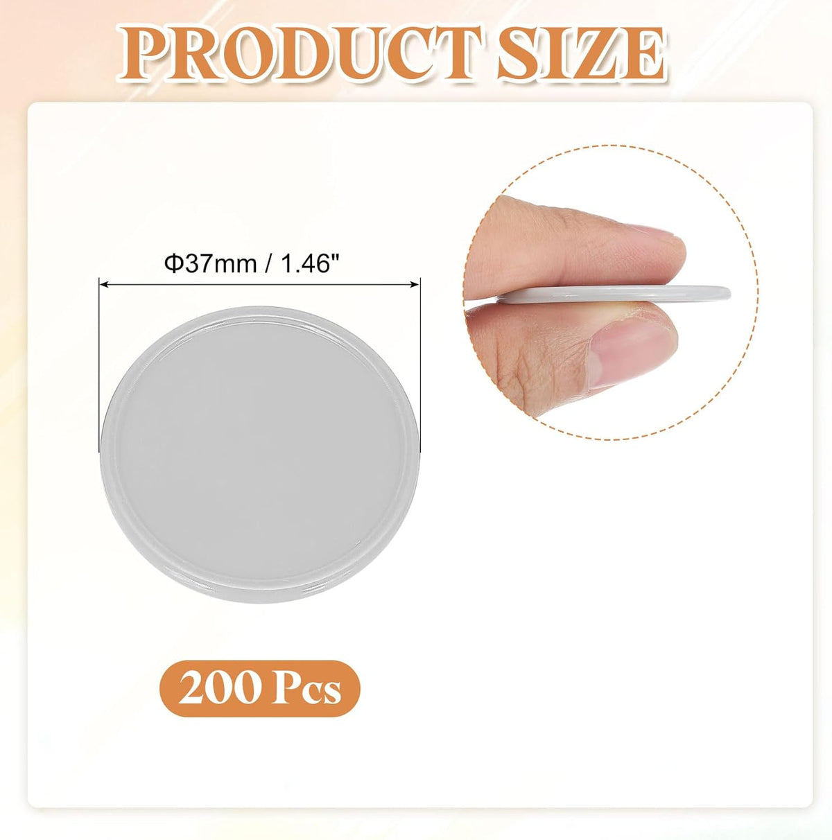 uxcell Plastic Poker Chips, Learning Counters Counting Counters Disk Marker Opaque Game Token for Game Play Math Counting